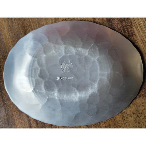 Vintage Wendell August Forge American Bicentennial Bowl Tray Aluminum 7 x 5 1976 - Picture 4 of 6